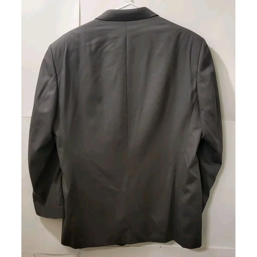 Calvin‎ Klein Blazer/Sports Jacket Army Green 100% Wool Size 42R